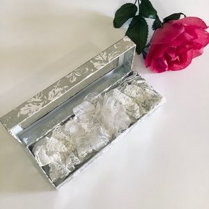 Hanky Panky White Lace Leg Garter New in Gift Box